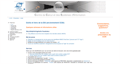 Desktop Screenshot of ccsi.mines-paristech.fr