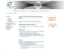 Tablet Screenshot of ccsi.mines-paristech.fr