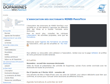 Tablet Screenshot of dopamines.mines-paristech.fr