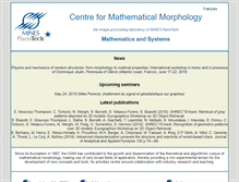 Tablet Screenshot of cmm.mines-paristech.fr